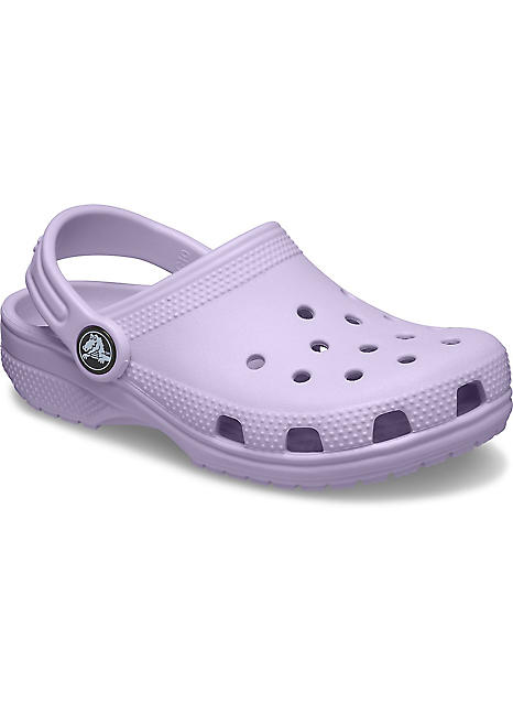 Crocs Kids Purple Classic Clogs Freemans