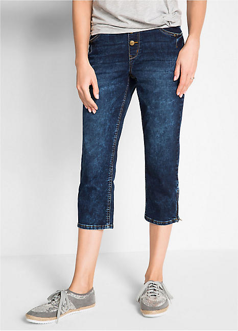 cropped boyfriend jeans