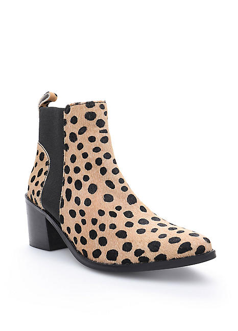 animal print boots