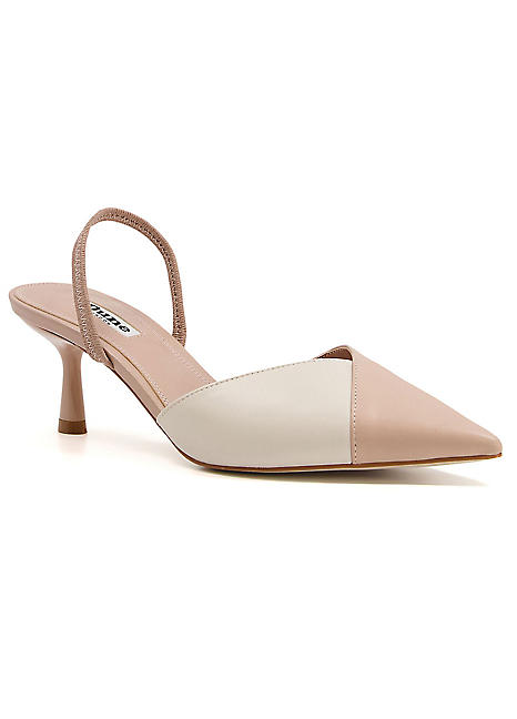 Dune Very Blush Shoes Dune London Cube Blush Leather Colour Block