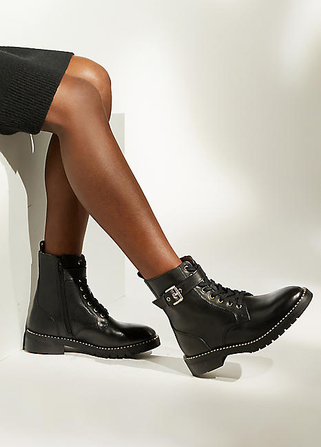 Dune pearl biker boots on sale