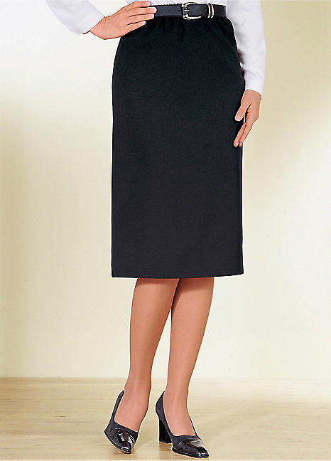 Elasticated Waist Midi Skirt by Witt 