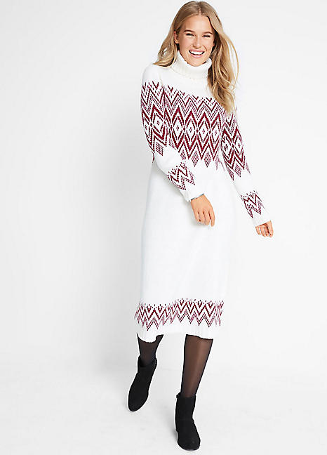 knitted fairisle dress