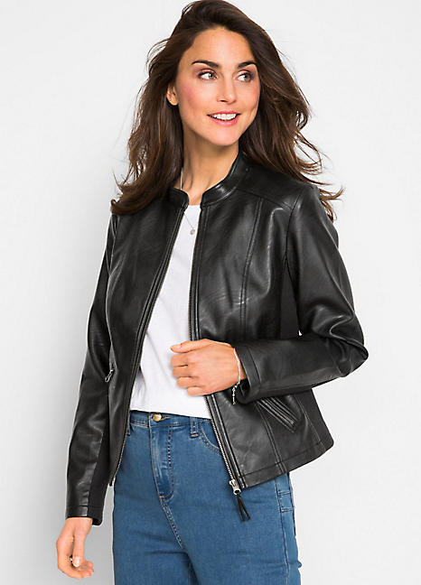 synthetic leather jackets