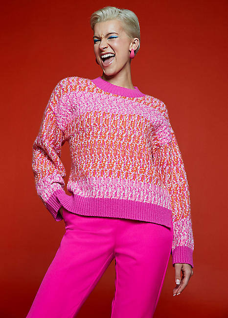 Pink and orange on sale jumper