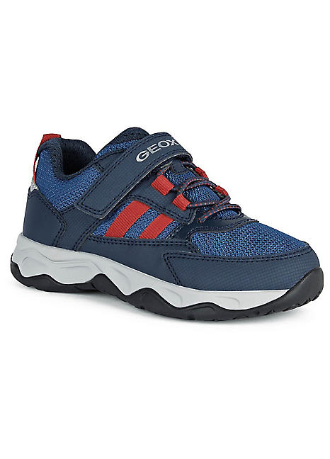 Geox Kids Infant Blue Calco Infant Boys Trainers Freemans