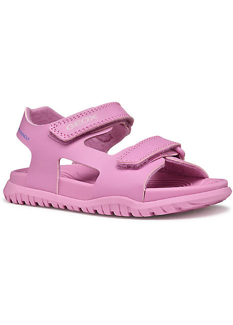 Geox Kids Pink Fusbetto Girls Sandals Freemans