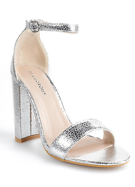 Glamorous Block Heel Barely There 
