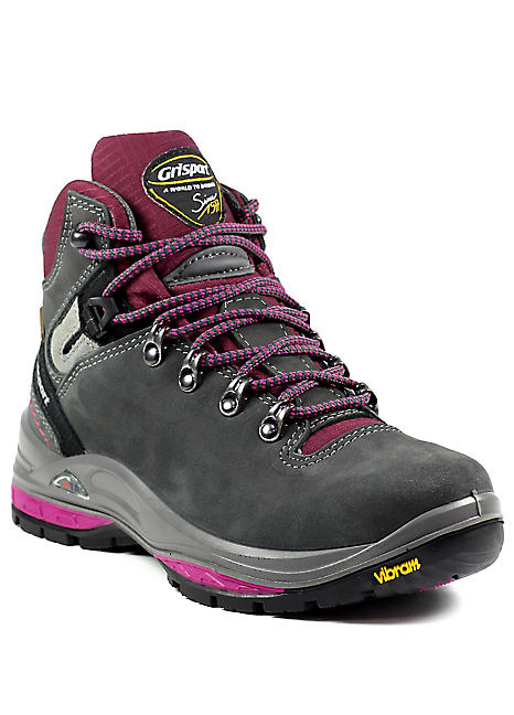 Grisport Lady Glide Grey Hiking Boots Freemans