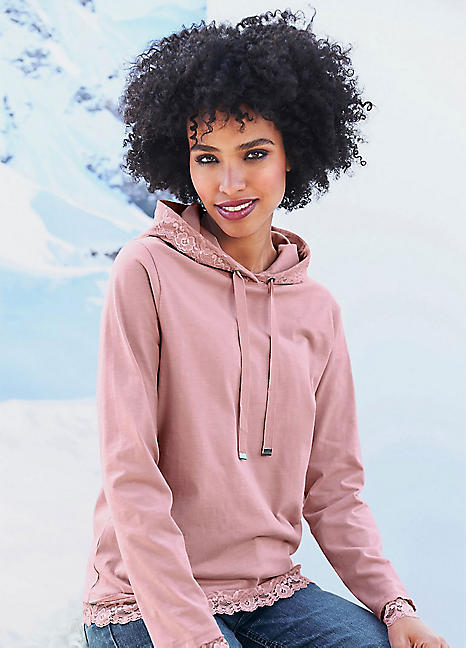 heine-lace-trim-hoodie~
