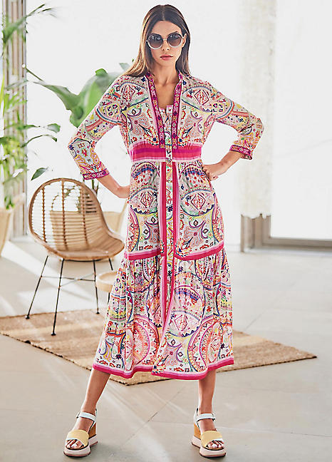 Heine Multi Print Maxi Dress | Freemans