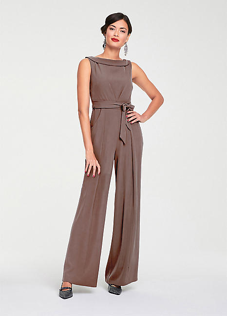 Heine Sleeveless Wide Leg Jumpsuit