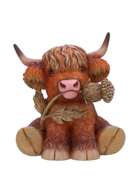 Hudson Living Denshaw Rustic Round Black Painted Teak Sapling Side