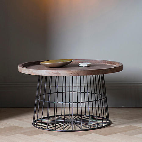 coffee table round living hudson caged menzies loft wooden calvia legs freemans kathryn concrete matt storage metal zoom katherine