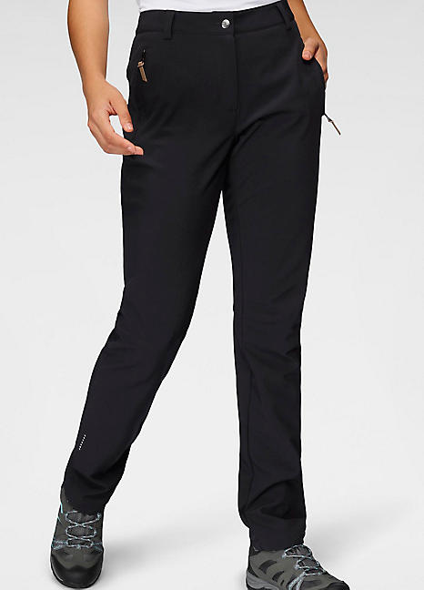 Pantalón Esquí Mujer Icepeak Argonia - Pantalón Softshell Mujer, Impermeable Y Transpirable Ropa Montaña Rodillas Preformadas