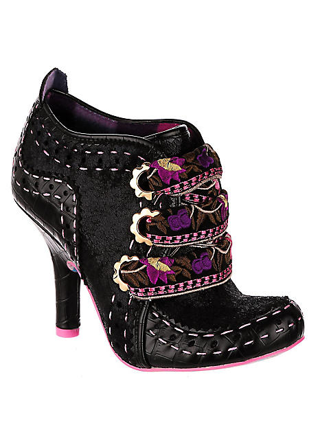 Stiletto Abigail Peep Toe Bootie Irregular Choice 'Abigail's' Flower