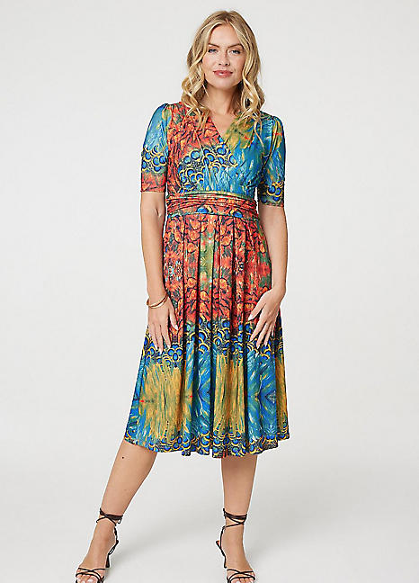 Izabel wrap dress hotsell