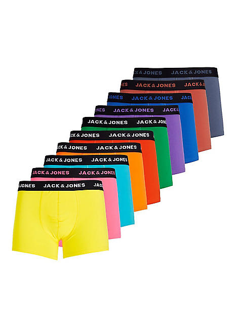 Jack Jones Pack of 10 Boxer Shorts Freemans