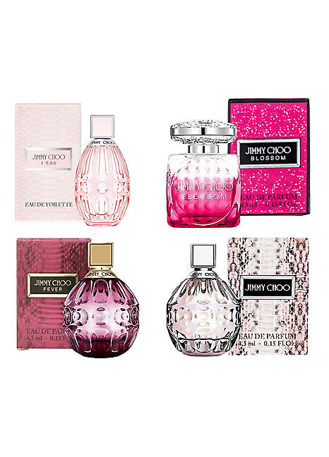 Jimmy Choo Mini Fragrance Gift Set 4 x 4.5ml Freemans