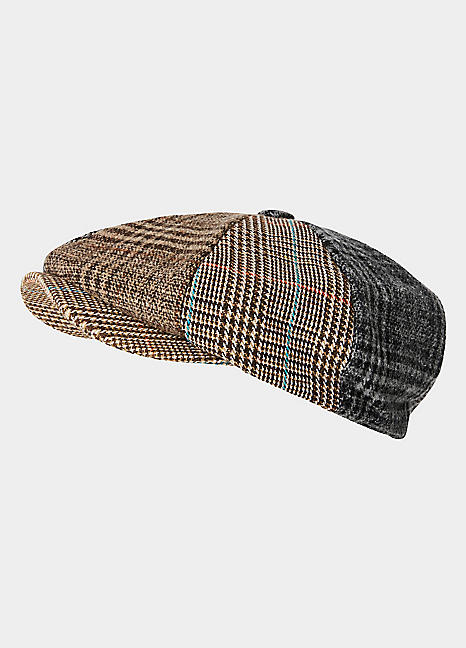 Joe Browns Mixed Check Baker Boy Hat | Freemans