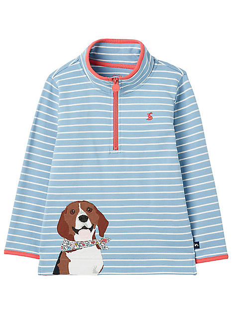 Joules fairdale half online zip sweatshirt