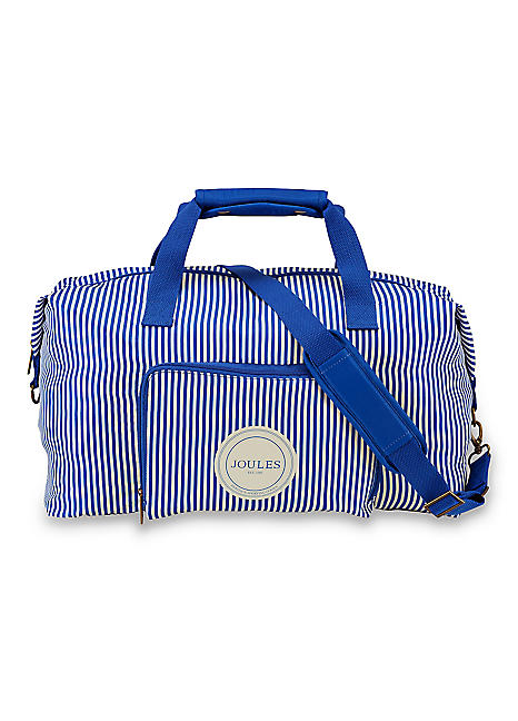 Joules Packaway Duffle Bag Ticking Resort Stripe