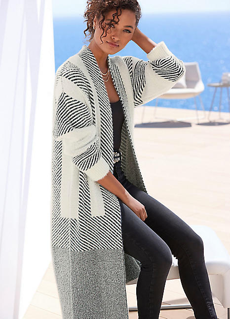 LASCANA Longline Cardigan | Freemans
