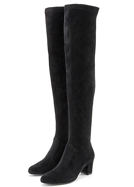 Over knee shop stretch boots uk