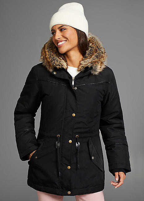 Laura Scott Faux Fur Winter Jacket