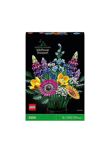 LEGO Icons Wildflower Bouquet Set for Adults Freemans