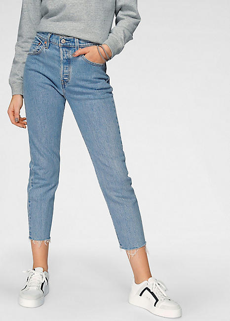 levi's 501 cropped jeans