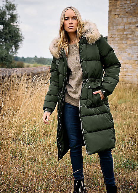 Long Tall Sally Padded Midi Coat | Freemans