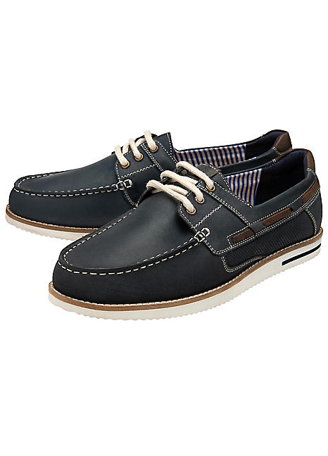 Lotus Navy Lace Up Shoes Buy The Lotus Marlie Flat Shoe In Blue