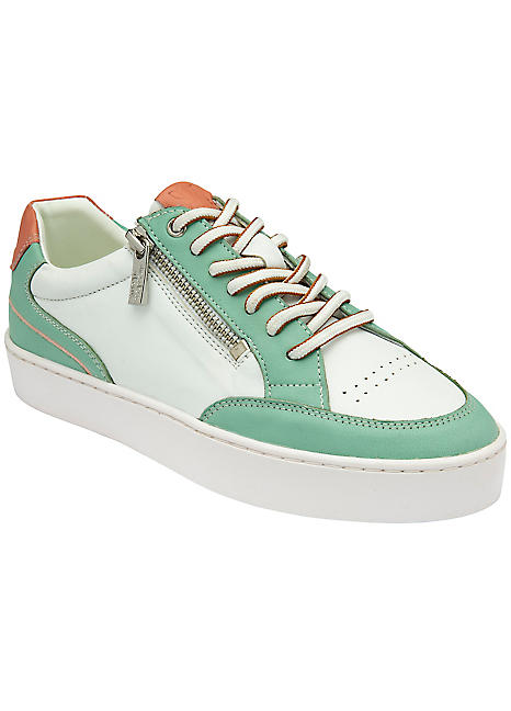 Lotus White Green Sierra Trainers Freemans