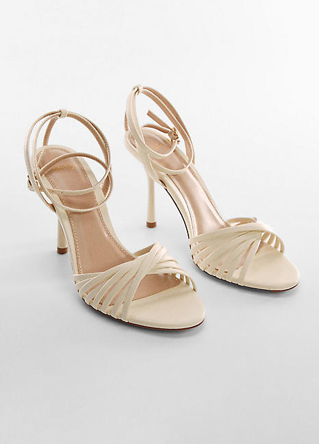 Mango discount nude sandals