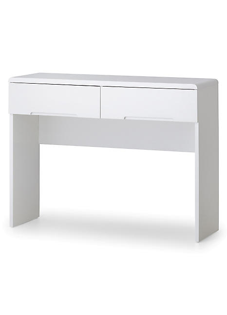 modern high gloss white dressing table Zimtown Makeup Vanity Desk with Large Mirror & Charging Station, Vanity Table with 9 Drawers & Visible Glass Top, Bedroom Dressing Table, White