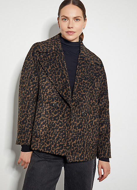 Monsoon Lily Leopard Print Jacket | Freemans