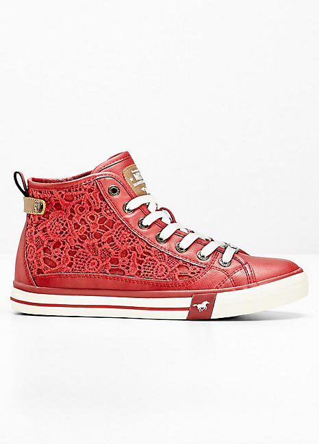 mustang high top trainers