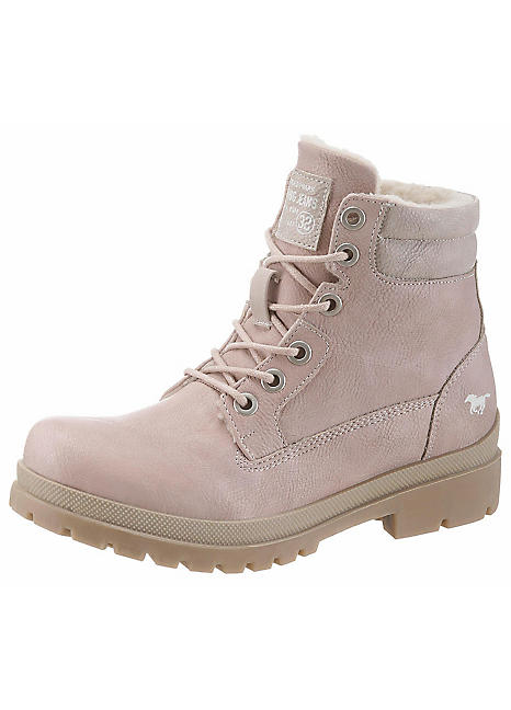 Mustang Shoes Girls Lace Up Boots freemans ladies boots