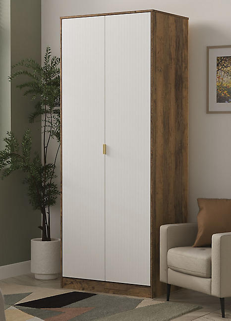 Nashville Ready Assembled 2 Door Wardrobe