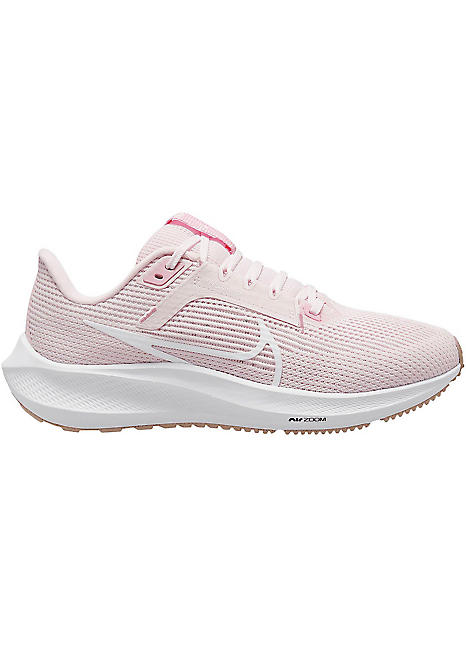 nike running air zoom pegasus trainers in pink