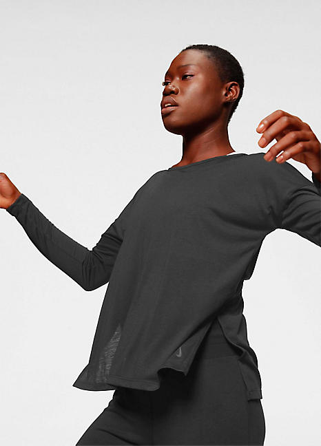 Nike Long Sleeve Yoga Top | Freemans
