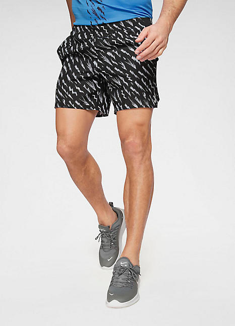 nike patterned running shorts