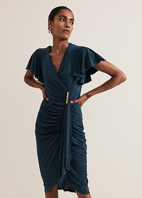 Phase Eight Donna Green Bodycon Dress Freemans