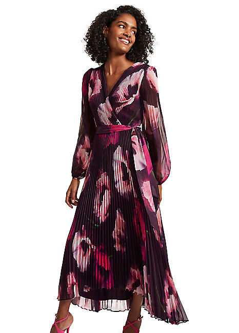 Phase Eight Isadora Pleated Dress | Freemans