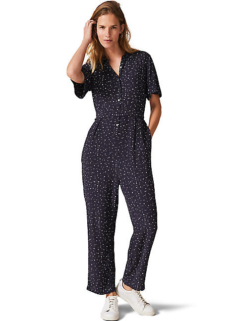 phase eight polka dot jumpsuit