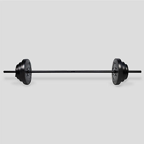 Iron gym 20kg discount adjustable barbell set