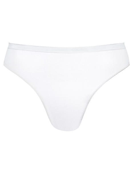 Playtex Pack of 2 Organic Cotton High Leg Briefs | Freemans