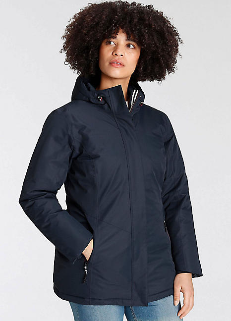 Polarino quilted waterproof sales coat