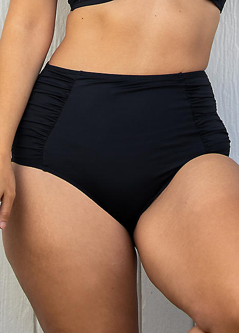 Pour Moi Space Super High Waist Ruched Tummy Control Briefs Freemans